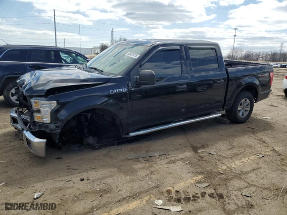 2016 Ford F-150 XLT with VIN 1FTEW1EFXGFA41136, listed as a Copart auction lot 52881915 with 137,743 mi miles and Salvage Title. Bid and sale history available at carsss.com. Image 1.