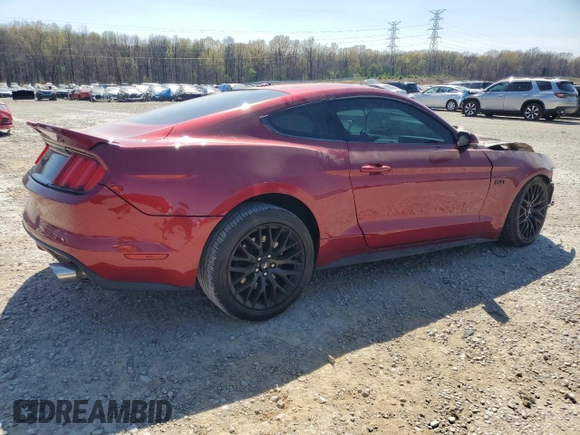 2016 Ford Mustang GT with VIN 1FA6P8CF8G5245071, listed as a Copart auction lot 50435165 with 83,706 mi miles and Non Repairable. Bid and sale history available at DreamBid. Image 3.