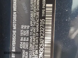 2015 BMW 4 Series 428i z VIN WBA3N3C5XFK232705, wystawiony jako Copart lot #56327515 z przebiegiem 102 089 mil mil oraz Szkoda całkowita • Salvage title. Historia ofert i sprzedaży dostępna na DreamBid. Obrazek 12.