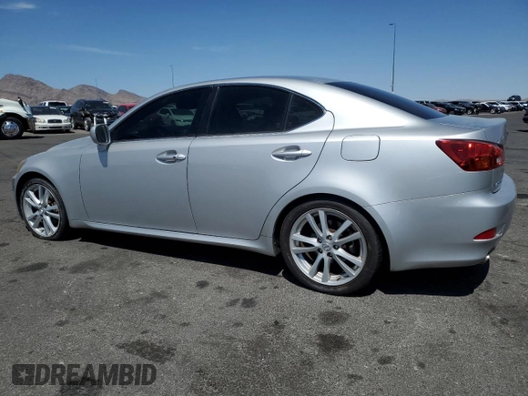 2006 Lexus IS 250 with VIN JTHBK262565017510, listed as a Copart auction lot 53925585 with 93,491 mi miles and Clean title. Bid and sale history available at DreamBid. Image 2.