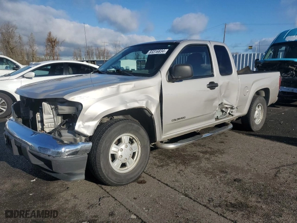2005 Chevrolet Colorado Z85 with VIN 1GCCS198458160686, listed as a Copart auction lot 83316834 with 125,365 mi miles and Salvage Title. Bid and sale history available at carsss.com. Image 1.