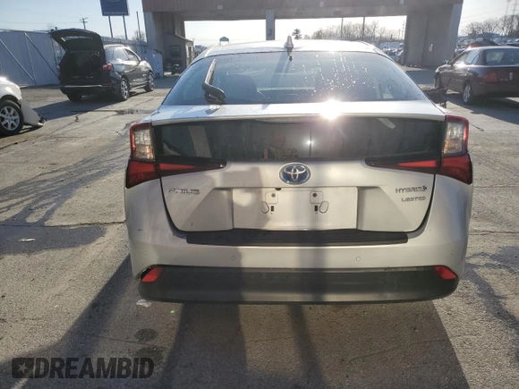 2022 Toyota Prius L Eco with VIN JTDKAMFU7N3170871, listed as a Copart auction lot 49446105 with 29,417 mi miles and Salvage Title. Bid and sale history available at carsss.com. Image 6.