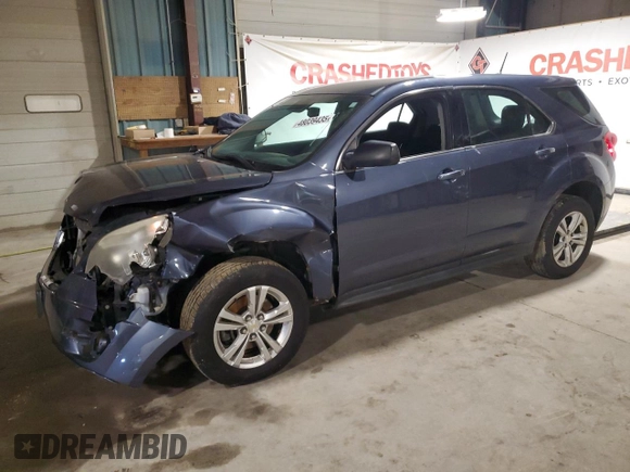 2014 Chevrolet Equinox LS with VIN 2GNALAEK7E6198058, listed as a Copart auction lot 48039435 with 170,395 mi miles and Salvage Title. Bid and sale history available at carsss.com. Image 1.