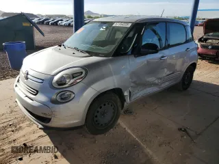 2014 FIAT 500L Pop z VIN ZFBCFAAH1EZ001525, wystawiony jako Copart lot #57154225 z przebiegiem 106 537 mil mil oraz Szkoda całkowita • Salvage title. Historia ofert i sprzedaży dostępna na DreamBid. Obrazek 1.