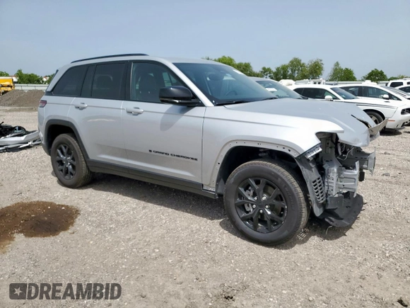 2024 Jeep Grand Cherokee Laredo X with VIN 1C4RJGAG2RC243586, listed as a Copart auction lot 56725245 with 10,735 mi miles and Salvage title. Bid and sale history available at DreamBid. Image 4.