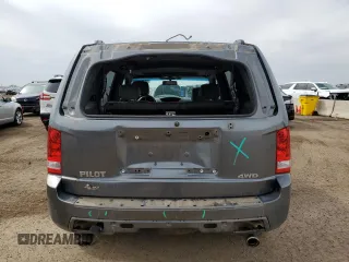 2011 Honda Pilot EX-L with VIN 5FNYF4H57BB026706, listed as a Copart auction lot 51167665 with 166,396 mi miles and Salvage Title. Bid and sale history available at DreamBid. Image 6.
