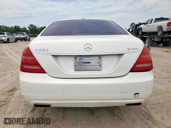 2012 Mercedes-Benz S 550 with VIN WDDNG9EB8CA485329, listed as a Copart auction lot 58992065 with 148,489 mi miles and Salvage title. Bid and sale history available at DreamBid. Image 6.