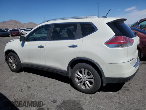 2016 Nissan Rogue SV with VIN KNMAT2MT5GP705373, listed as a Copart auction lot 49397375 with 119,866 mi miles and Salvage Title. Bid and sale history available at carsss.com. Image 2.