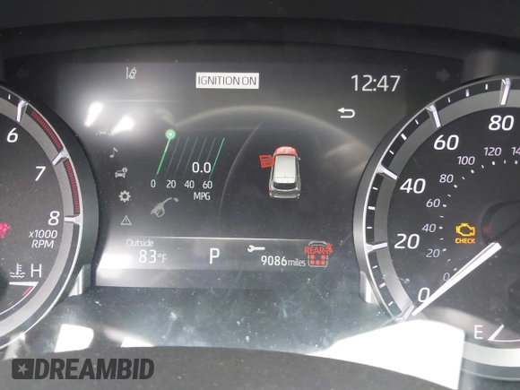 2024 Toyota Highlander LE z VIN 5TDKDRAH3RS543441, wystawiony jako IAAI lot #42429440 z przebiegiem 9 086 mil mil oraz . Historia ofert i sprzedaży dostępna na DreamBid. Obrazek 7.