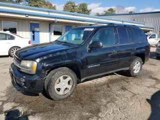 2002 Chevrolet TrailBlazer LS with VIN 1GNDS13S022442001, listed as a Copart auction lot 83350084 with 161,059 mi miles and Salvage Title. Bid and sale history available at carsss.com. Image 1.