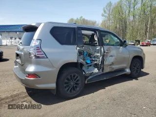 2020 Lexus GX with VIN JTJAM7BX4L5243309, listed as a Copart auction lot 54923625 with 50,313 mi miles and Salvage Title. Bid and sale history available at carsss.com. Image 3.