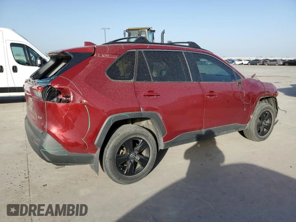 2021 Toyota RAV4 XLE with VIN 2T3W1RFV0MW167202, listed as a Copart auction lot 48779125 with 71,349 mi miles and Salvage Title. Bid and sale history available at carsss.com. Image 3.