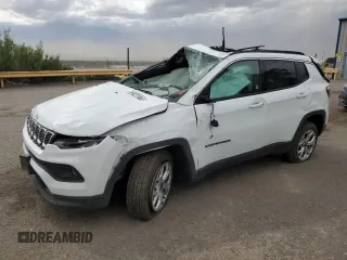 2025 Jeep Compass Latitude с VIN 3C4NJDBN5ST548701, выставлен на аукционе Copart как лот 63246275 с пробегом Не указан миль и На запчасти • Non repairable. История ставок и продаж доступна на DreamBid. Изображение 1.