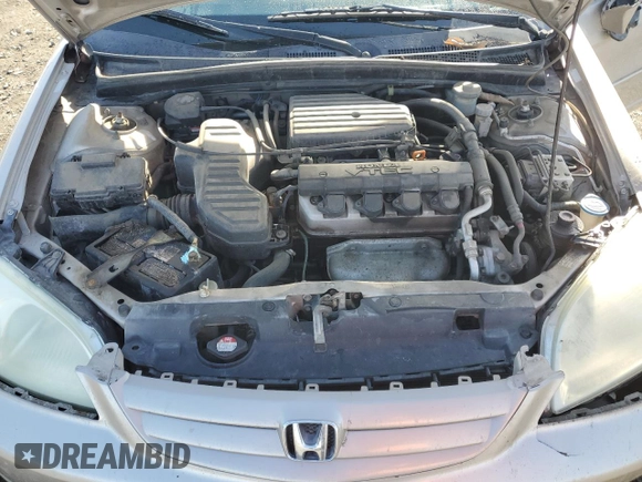 2002 Honda Civic EX with VIN 1HGES25712L014218, listed as a Copart auction lot 52325265 with 206,919 mi miles and Salvage Title. Bid and sale history available at DreamBid. Image 11.