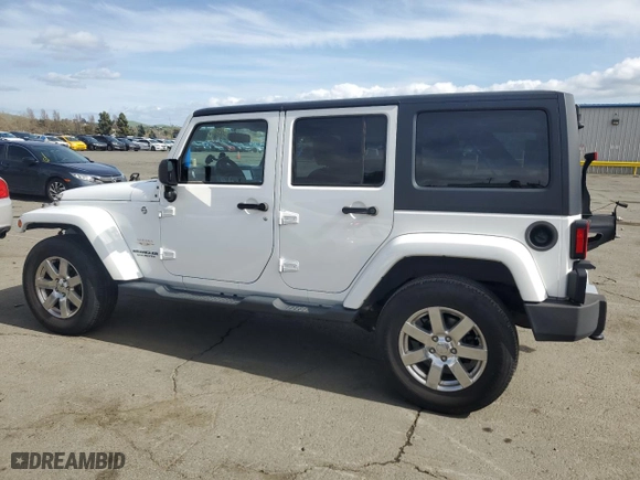2015 Jeep Wrangler Unlimited Sahara with VIN 1C4BJWEG2FL577845, listed as a Copart auction lot 51267315 with 125,830 mi miles and Salvage Title. Bid and sale history available at carsss.com. Image 2.