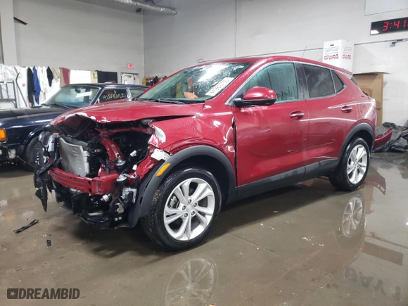 2020 Buick Encore GX Preferred with VIN KL4MMCSL3LB117797, listed as a Copart auction lot 41987735 with 87,415 mi miles and Salvage Title. Bid and sale history available at carsss.com. Image 1.