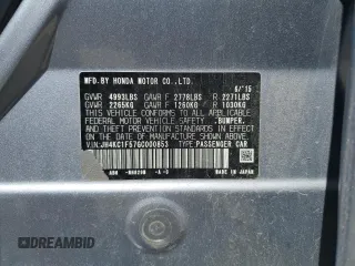 2016 Acura RLX Technology z VIN JH4KC1F57GC000853, wystawiony jako Copart lot #53322565 z przebiegiem 144 365 mil mil oraz Szkoda całkowita • Salvage title. Historia ofert i sprzedaży dostępna na DreamBid. Obrazek 15.