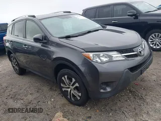 2015 Toyota RAV4 LE with VIN JTMBFREV5FJ047222, listed as a IAAI auction lot 40384471 with 123,621 mi miles and . Bid and sale history available at carsss.com. Image 1.