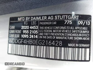2014 Mercedes-Benz C-Class C 250 Sport with VIN WDDGF4HB0EG216428, listed as a IAAI auction lot 42148809 with 132,113 mi miles. Bid and sale history available at carsss.com. Image 9.