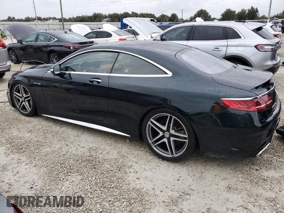 2018 Mercedes-Benz S 63 AMG with VIN WDDXJ8JB4JA034163, listed as a Copart auction lot 74268564 with Not Provided miles and Salvage Title. Bid and sale history available at DreamBid. Image 2.
