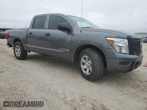 2021 Nissan Titan SV with VIN 1N6AA1EE2MN507967, listed as a Copart auction lot 45288265 with 53,293 mi miles and Salvage title. Bid and sale history available at DreamBid. Image 4.