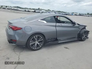 2018 Infiniti Q60 Luxe with VIN JN1EV7EL3JM392486, listed as a Copart auction lot 63526845 with 86,749 mi miles and Salvage title. Bid and sale history available at DreamBid. Image 3.