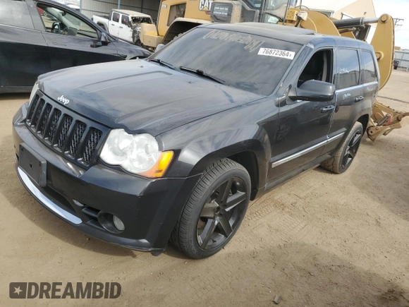 2008 Jeep Grand Cherokee SRT-8 with VIN 1J8HR78378C221985, listed as a Copart auction lot 76872364 with 158,462 mi miles and Clean Title. Bid and sale history available at carsss.com. Image 1.