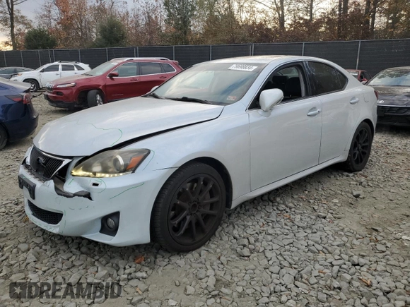 2011 Lexus IS 350 with VIN JTHBE5C2XB5027862, listed as a Copart auction lot 79698834 with 141,462 mi miles and Salvage Title. Bid and sale history available at carsss.com. Image 1.