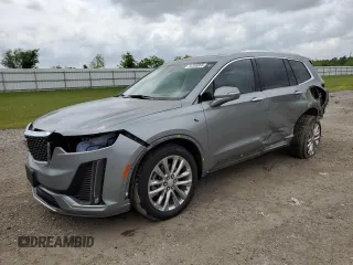 2024 Cadillac XT6 FWD Premium Luxury z VIN 1GYKPCRS2RZ741375, wystawiony jako Copart lot #54308865 z przebiegiem 9 932 mil mil oraz Szkoda całkowita • Salvage title. Historia ofert i sprzedaży dostępna na DreamBid. Obrazek 1.