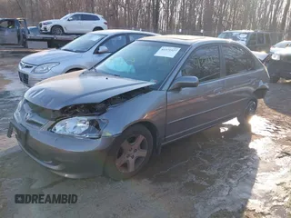 2004 Honda Civic EX with VIN 2HGES26814H604992, listed as a IAAI auction lot 41373327 with 97,545 mi miles. Bid and sale history available at carsss.com. Image 18.