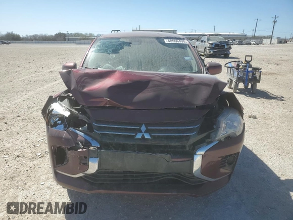2021 Mitsubishi Mirage ES with VIN ML32AUHJ2MH002238, listed as a Copart auction lot 48550495 with 60,898 mi miles and Salvage title. Bid and sale history available at DreamBid. Image 5.