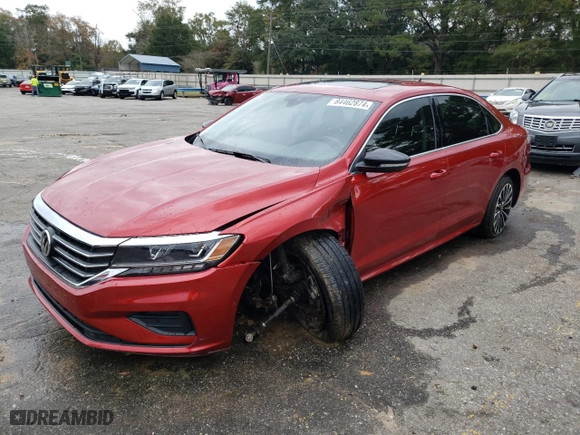 2022 Volkswagen Passat 2.0T Limited Edition with VIN 1VWBA7A34NC009228, listed as a Copart auction lot 84462874 with 37,018 mi miles and Salvage Title. Bid and sale history available at carsss.com. Image 1.