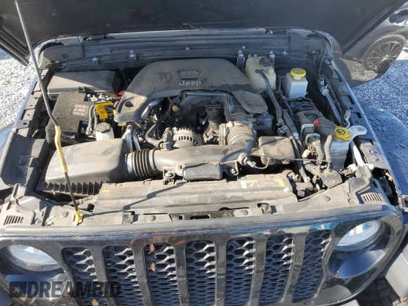 2021 Jeep Gladiator Willys with VIN 1C6HJTAG0ML615446, listed as a Copart auction lot 60571375 with 62,174 mi miles and Salvage title. Bid and sale history available at DreamBid. Image 11.