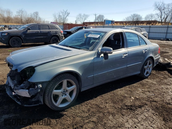 2007 Mercedes-Benz E-Class 3.5L with VIN WDBUF87X27X217583, listed as a Copart auction lot 46583005 with 131,765 mi miles and Salvage Title. Bid and sale history available at carsss.com. Image 1.