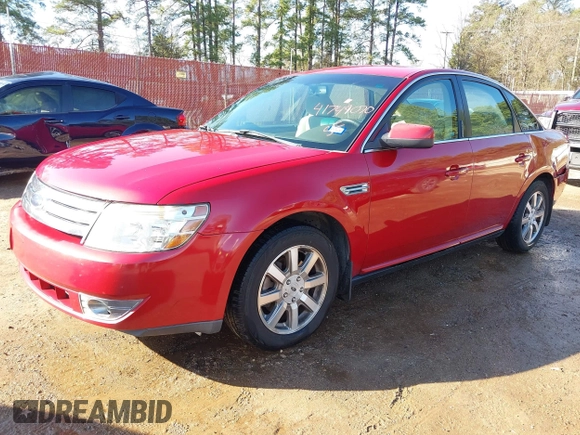 2009 Ford Taurus SEL with VIN 1FAHP24W09G105298, listed as a IAAI auction lot 41749070 with 148,199 mi miles. Bid and sale history available at carsss.com. Image 2.