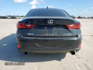 2016 Lexus IS 200t with VIN JTHBA1D26G5036004, listed as a Copart auction lot 62083205 with 33,779 mi miles and Salvage title. Bid and sale history available at DreamBid. Image 6.