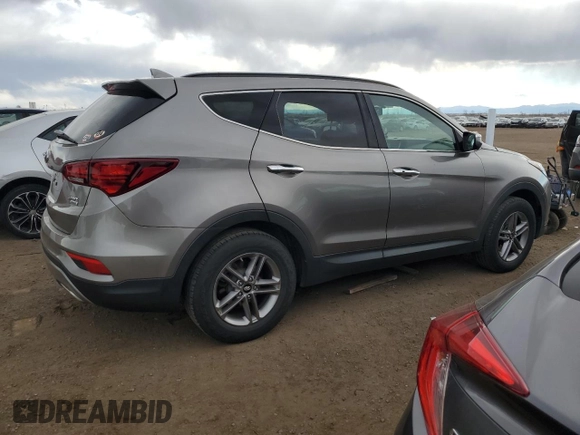 2017 Hyundai Santa Fe 2.4L with VIN 5NMZUDLB5HH021650, listed as a Copart auction lot 49722425 with 99,982 mi miles and Salvage title. Bid and sale history available at DreamBid. Image 3.