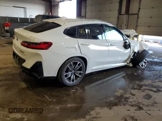 2023 BMW X4 M40i with VIN 5UX43DT08P9S08322, listed as a Copart auction lot 74037174 with 0 mi miles and Salvage Title. Bid and sale history available at carsss.com. Image 3.