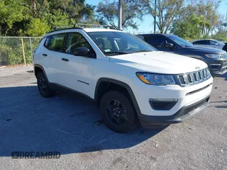 2020 Jeep Compass Sport with VIN 3C4NJDAB3LT210111, listed as a IAAI auction lot 41286048 with 78,372 mi miles and . Bid and sale history available at DreamBid. Image 1.