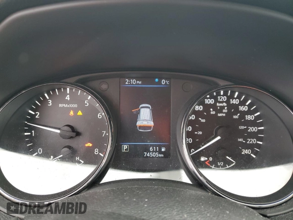 2019 Nissan Rogue SL with VIN 5N1AT2MV3KC778531, listed as a Copart auction lot 85290004 with 74,505 mi miles and Salvage Title. Bid and sale history available at carsss.com. Image 9.