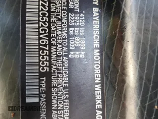 2016 BMW i8 z VIN WBY2Z2C52GV675555, wystawiony jako Copart lot #75122724 z przebiegiem Nie podano mil oraz Nie do naprawy • Non repairable. Historia ofert i sprzedaży dostępna na DreamBid. Obrazek 13.