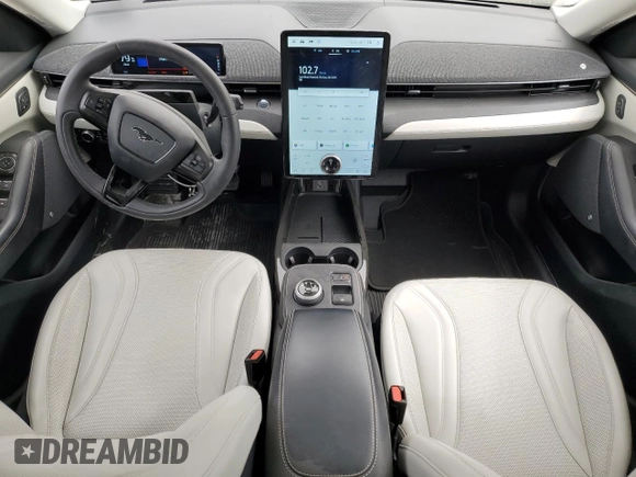 2021 Ford Mustang Mach-E Premium with VIN 3FMTK3R73MMA02221, listed as a Copart auction lot 46099135 with 31,383 mi miles and Salvage title. Bid and sale history available at DreamBid. Image 8.
