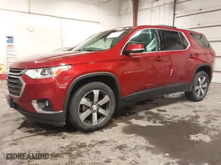 2018 Chevrolet Traverse LT Leather with VIN 1GNERHKW4JJ127820, listed as a IAAI auction lot 41603365 with 127,647 mi miles. Bid and sale history available at carsss.com. Image 19.