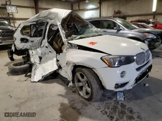 2017 BMW X3 sDrive28i with VIN 5UXWZ7C59H0U44990, listed as a Copart auction lot 84720724 with 0 mi miles and Salvage Title. Bid and sale history available at carsss.com. Image 4.