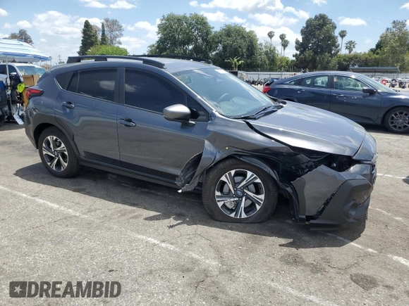 2024 Subaru Crosstrek Premium с VIN JF2GUADC6R8860997, выставлен на аукционе Copart как лот 56731155 с пробегом 9 837 миль миль и Списание • Salvage title. История ставок и продаж доступна на DreamBid. Изображение 4.