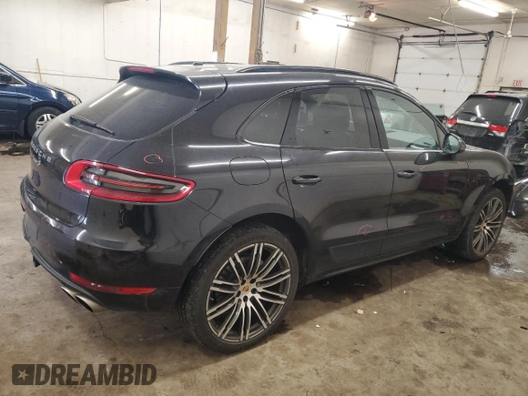 2017 Porsche Macan S with VIN WP1AB2A5XHLB20949, listed as a Copart auction lot 44202975 with 107,597 mi miles and Salvage Title. Bid and sale history available at DreamBid. Image 3.