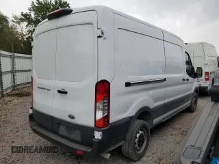 2023 Ford Transit Cargo with VIN 1FTBR1C85PKC00960, listed as a Copart auction lot 46147865 with 37,492 mi miles and Salvage Title. Bid and sale history available at carsss.com. Image 3.