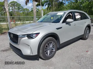 2024 Mazda CX-90 3.3 Turbo Preferred with VIN JM3KKBHD9R1186934, listed as a IAAI auction lot 41806531 with 9,751 mi miles. Bid and sale history available at carsss.com. Image 18.