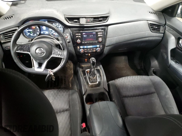 2017 Nissan Rogue SV with VIN KNMAT2MV7HP596269, listed as a Copart auction lot 50871375 with 61,676 mi miles and Salvage title. Bid and sale history available at DreamBid. Image 8.