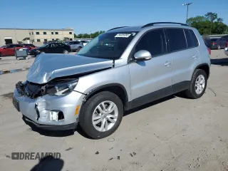 2017 Volkswagen Tiguan S with VIN WVGAV7AX3HK008793, listed as a Copart auction lot 54086385 with 82,400 mi miles and Salvage Title. Bid and sale history available at DreamBid. Image 1.